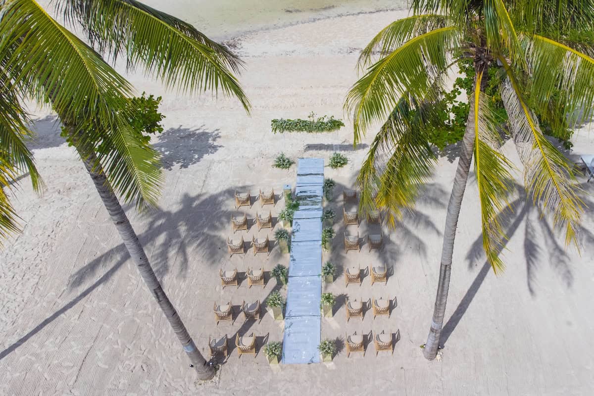 Wedding Beach Top View