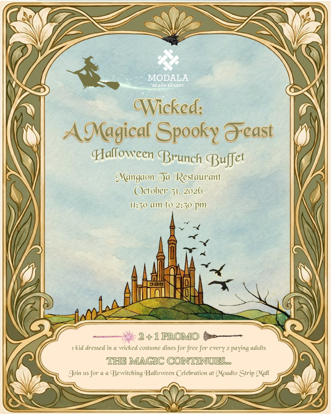 Halloween Brunch Buffet